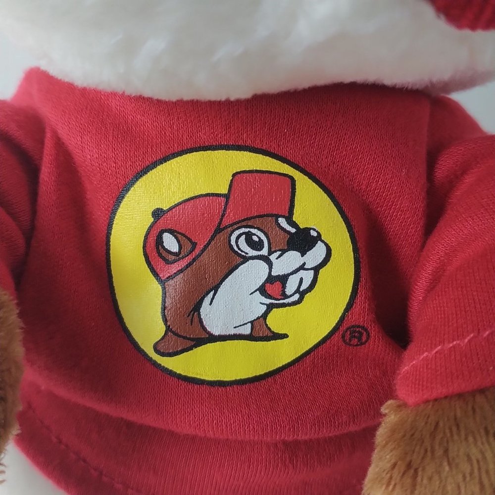 Jaag Buc-ees Beaver Red Shirt W/Logo Plush 10" Stuffed Animal - Picture 6 of 8